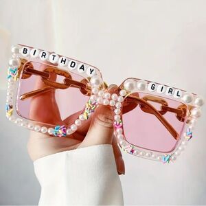 Birthday Girl Pink Glasses
